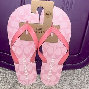 Coach Flip Flops